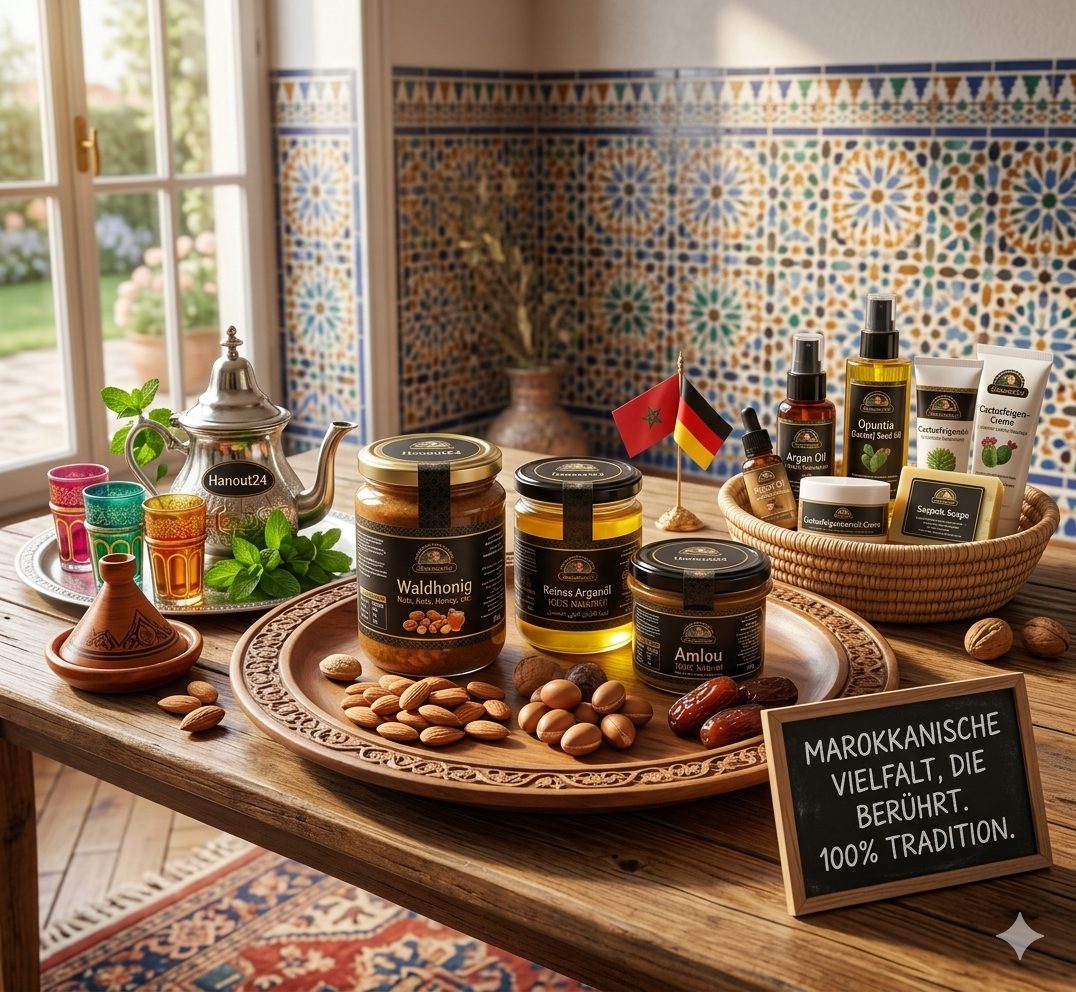 Marokkos Schätze: 100% Tradition, Natur und Handwerk direkt zu dir nach Hause.