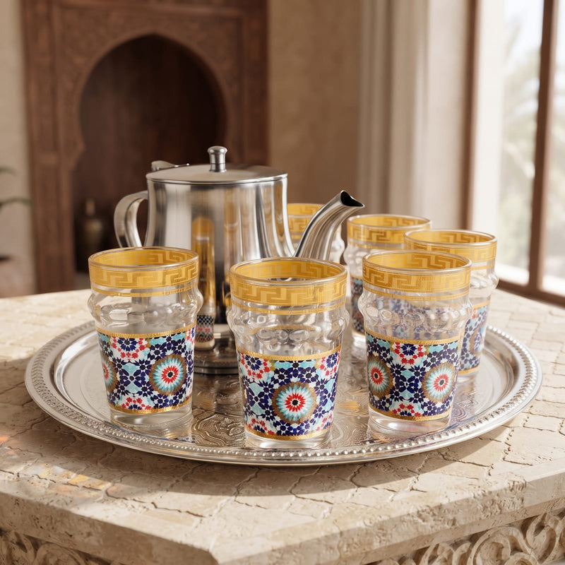 Genießen Sie Teekultur mit Stil – Elegantes Teeglas-Set (6-teilig)