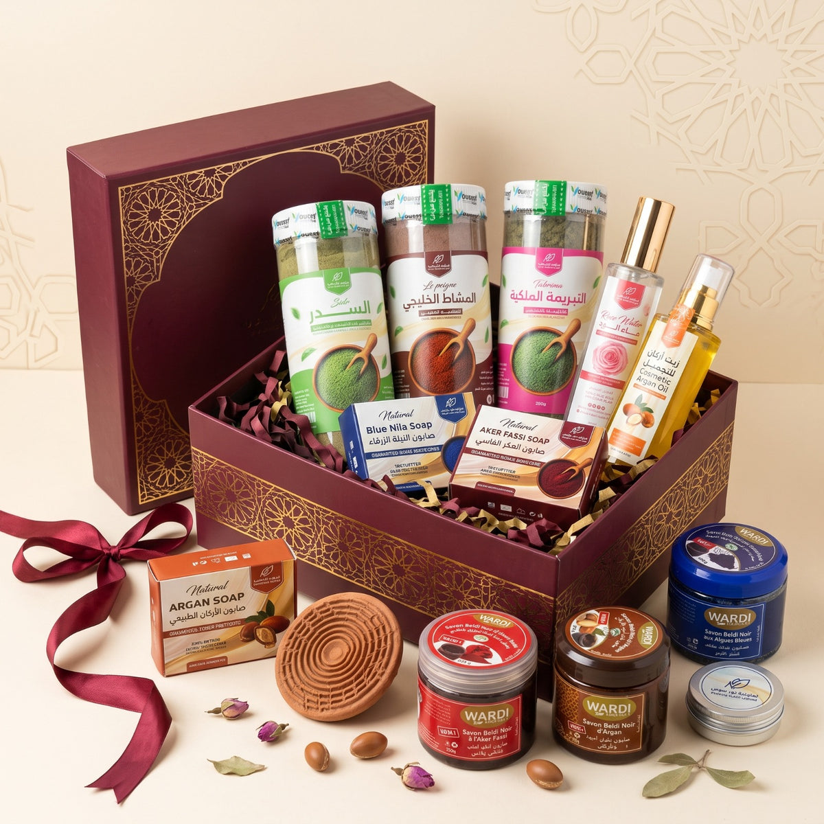 HAMMAM ROYAL PACK 13 Teile 79,95€+Versand | Bade-Set Marokko | Aker Fassi Argan Nila