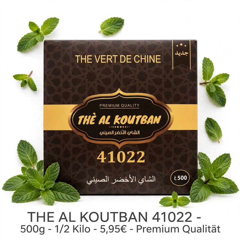 Thé Al Koutban – Premium Gunpowder Grüntee (41022) | 500g