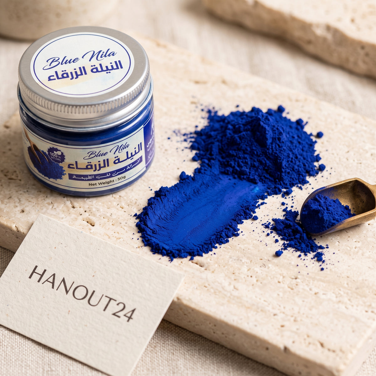Marokkanischer Nila-Stein – Blaues Indigo 50 g