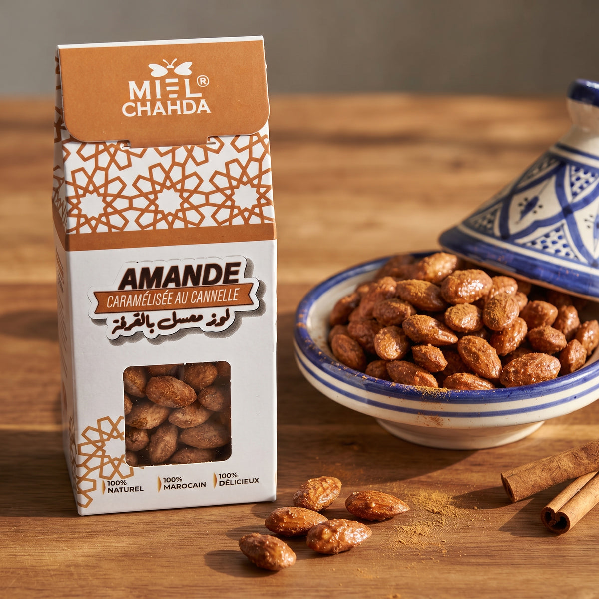 Zimt-Mandeln – Aromatischer Genuss aus Marokko