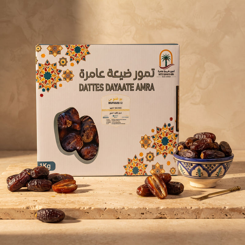 Premium Boufeggous Datteln „Dayaate Amra“ – Marokko