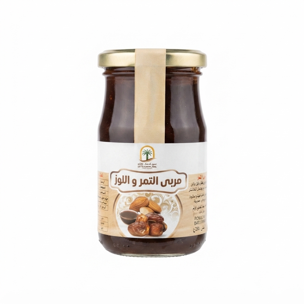 Marokkanischer Dattel-Mandel-Aufstrich – 100% Natürlich (250g)
