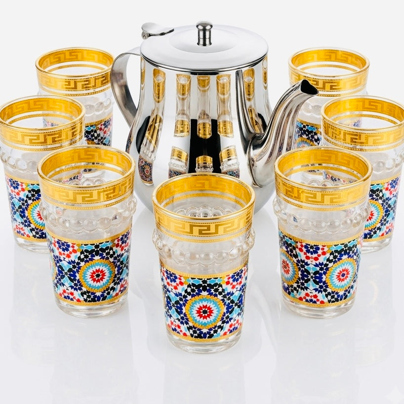 Genießen Sie Teekultur mit Stil – Elegantes Teeglas-Set (6-teilig)