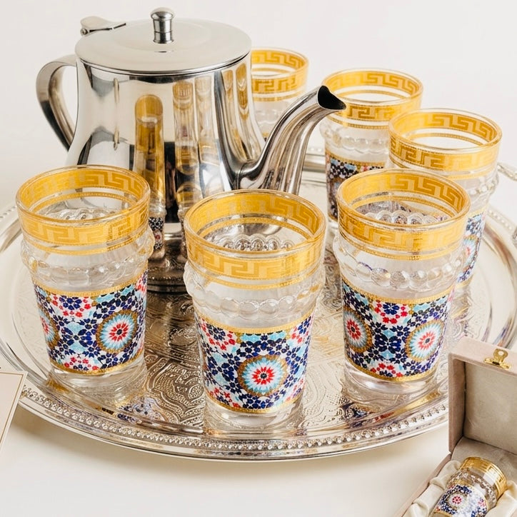 Genießen Sie Teekultur mit Stil – Elegantes Teeglas-Set (6-teilig)