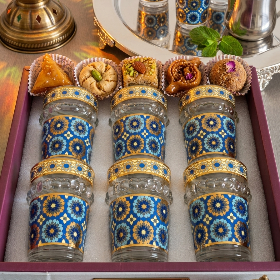 Genießen Sie Teekultur mit Stil – Elegantes Teeglas-Set (6-teilig)