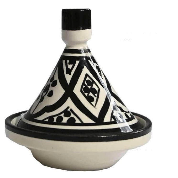 Marokkanische Mini-Tajine aus Fès – Handbemalte Keramik