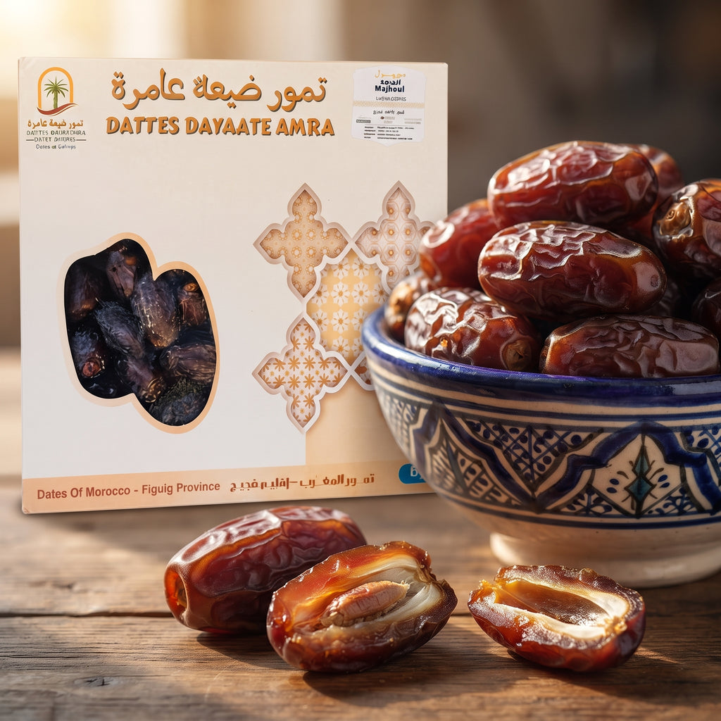 Premium Medjoul Datteln „Dayaate Amra“ – Marokko