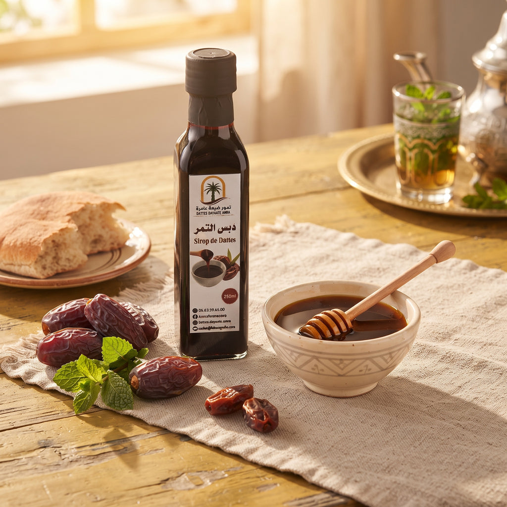 Natürlicher Dattelsirup aus Marokko 250ml – 100% Vegan & Natürlich