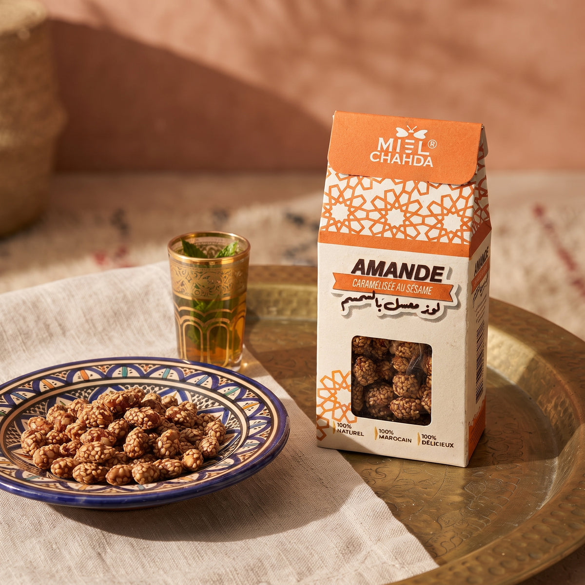 Sesam-Mandeln – Knuspriger Genuss aus Marokko