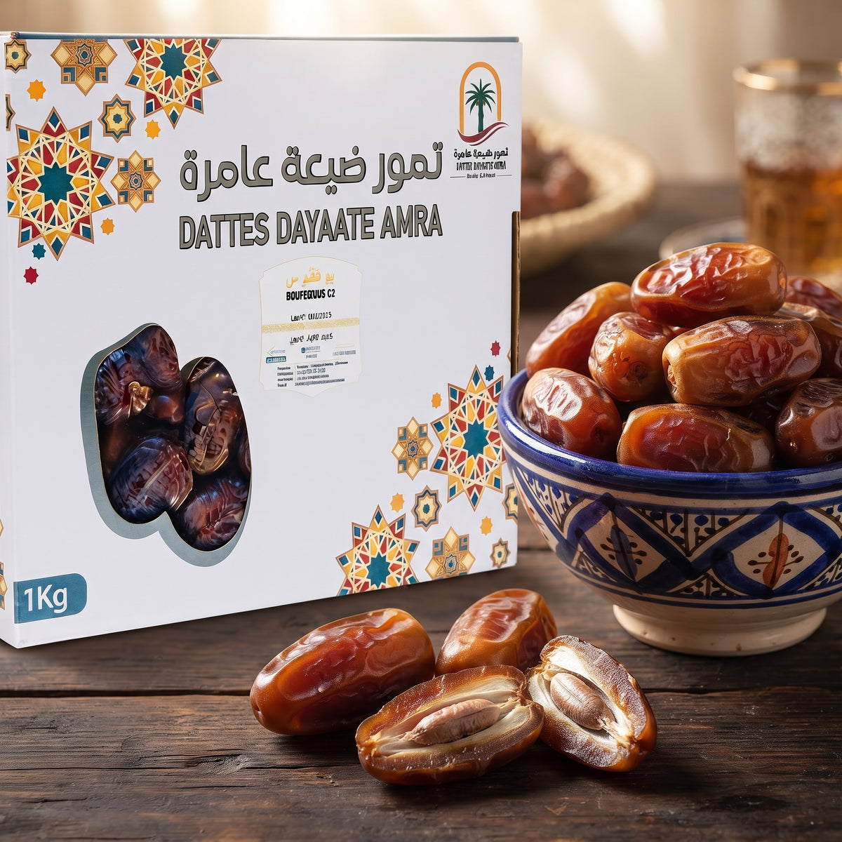 Premium Boufeggous Datteln „Dayaate Amra“ – Marokko