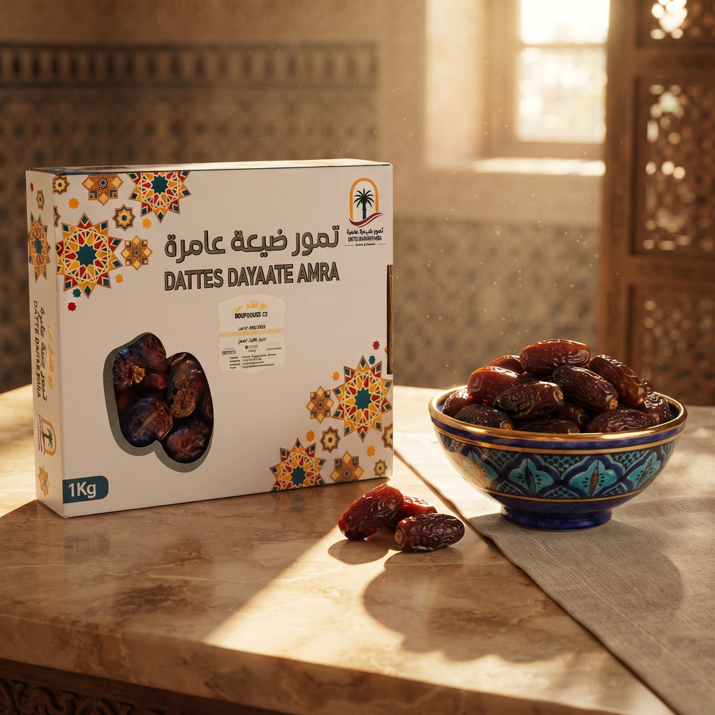 Premium Boufeggous Datteln „Dayaate Amra“ – Marokko